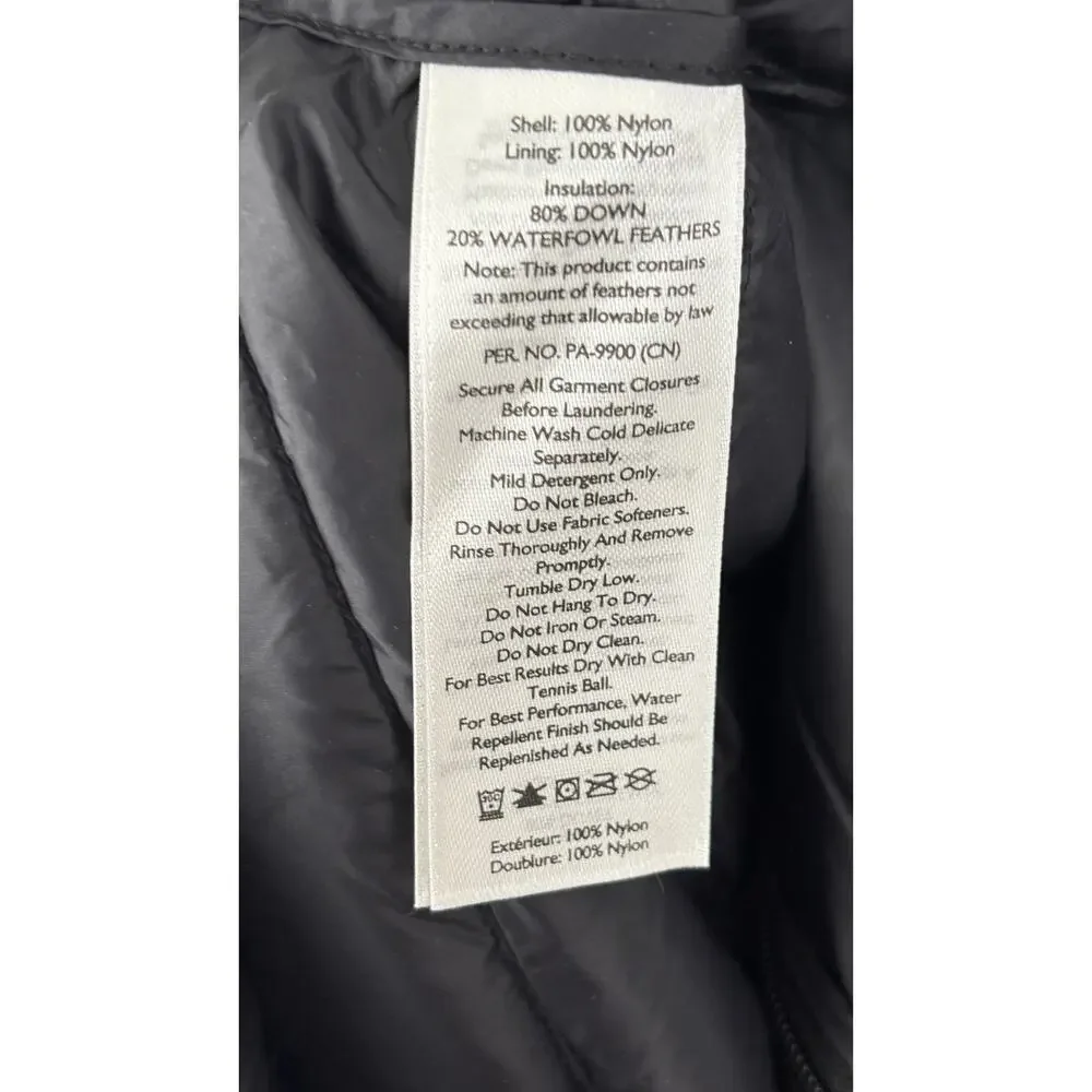 Eddie Bauer Womens CirrusLite Down Vest Puffer Zip Up Black Size XL New